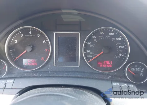 2006 Audi A4 2.0T from USA, damaged, VIN WAUDF78E16A225830